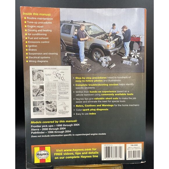 Nissan Pick Up Repair Manual Haynes Publications 72031 - Picture 2 of 9